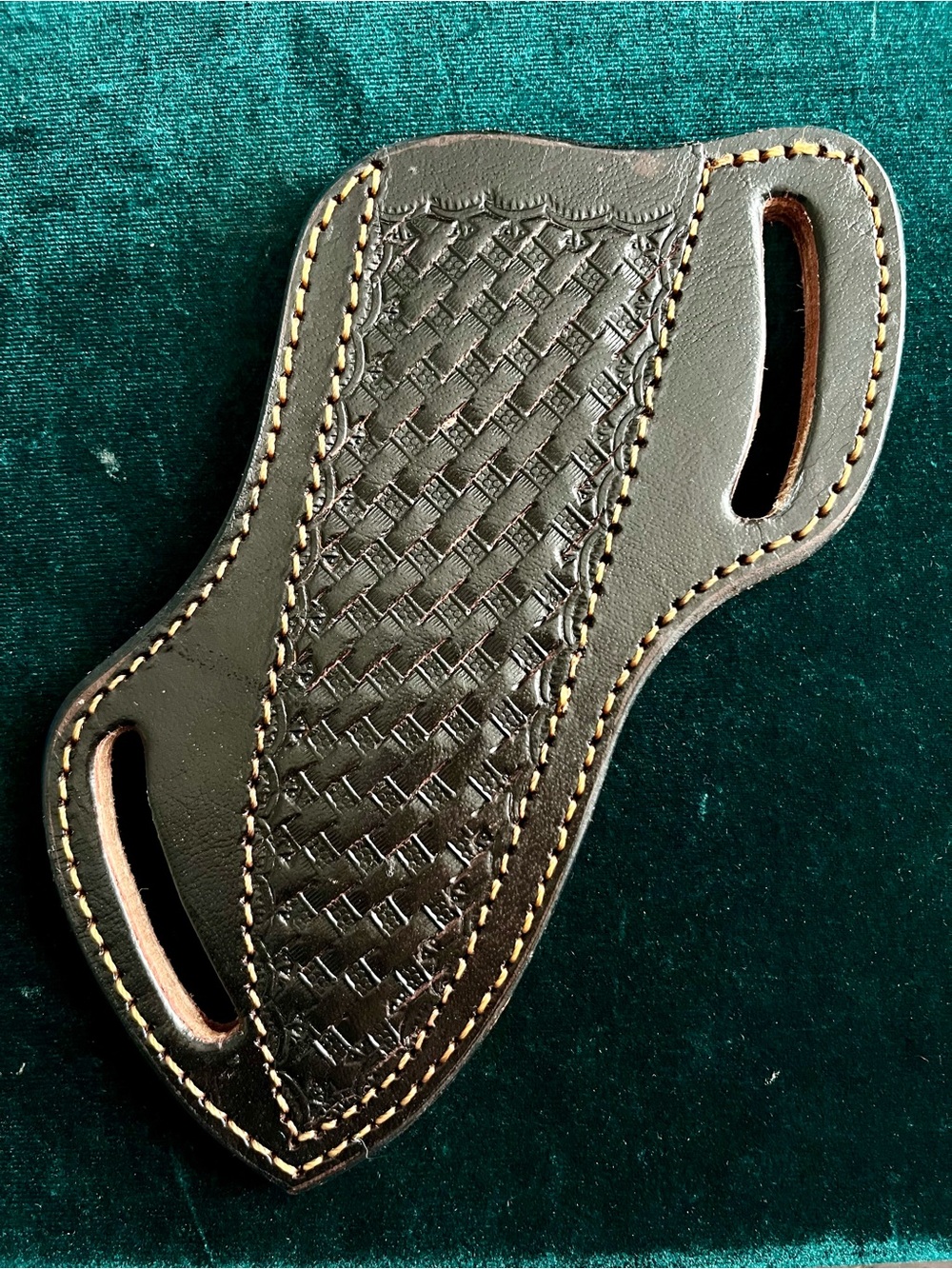 Brown Leather Knife Sheath 8”